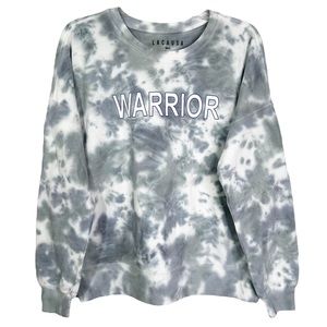 NWT LACAUSA Anthropologie Warrior Tie Dye Crewneck Sweatshirt Women’s S, M
